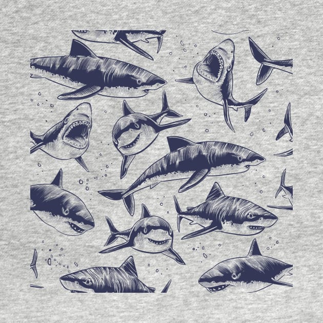Sharks by edwardecho